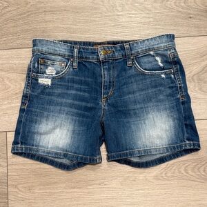Joe's Jeans Distressed Blue Jean Shorts